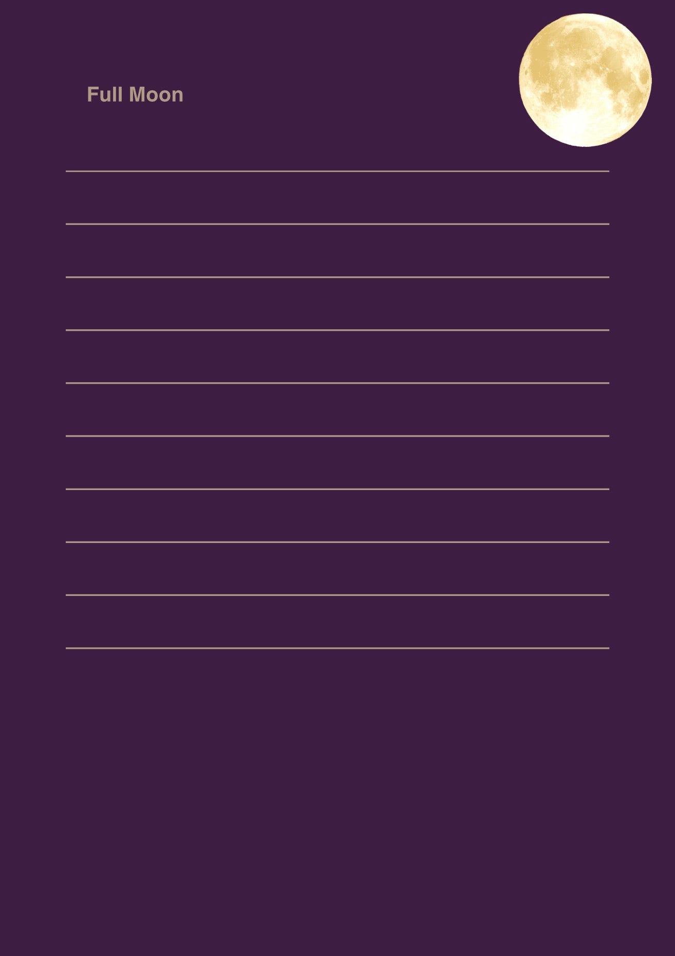 The Moon Magic Planner