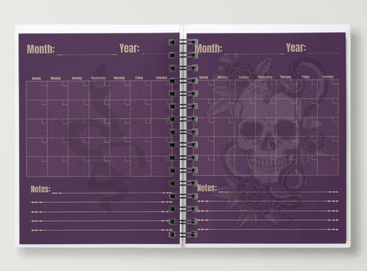 The Witches Monthly & Weekly Planner