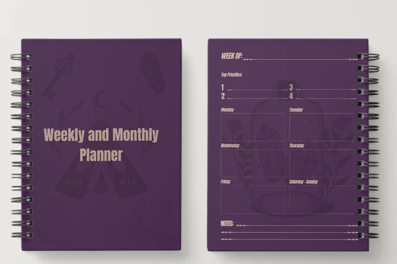 The Witches Monthly & Weekly Planner